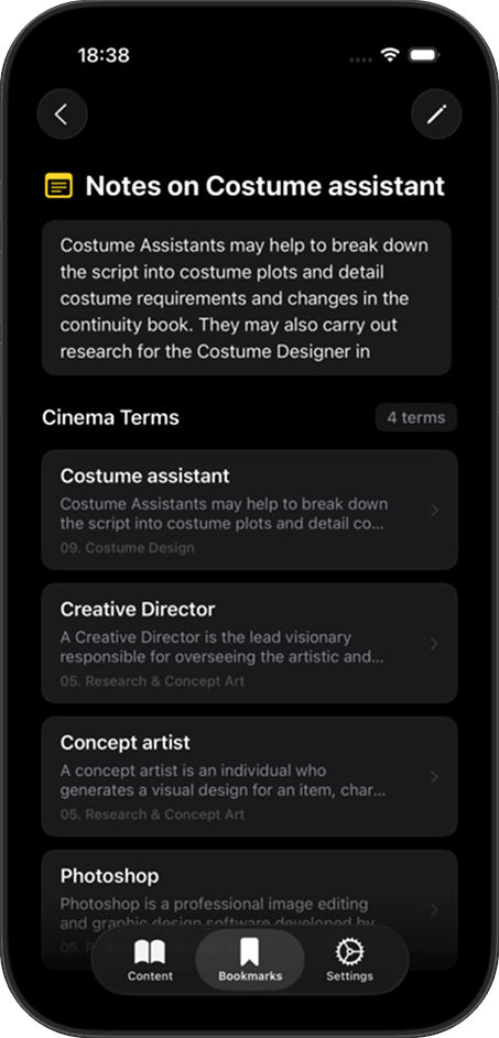 Cinema Illustrated - Bookmarks & Notes